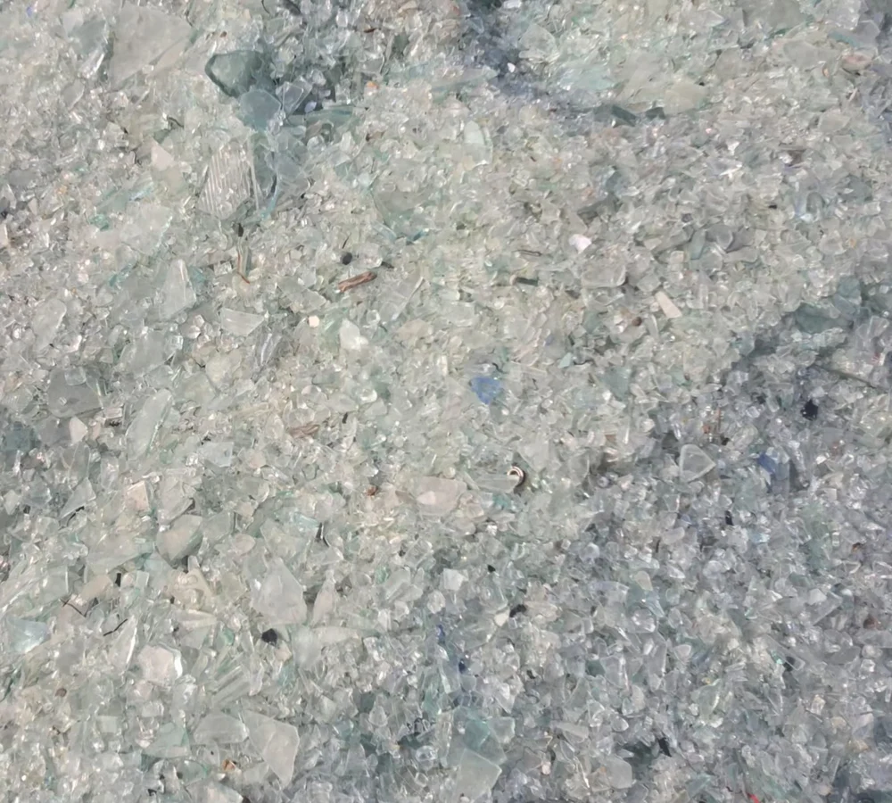 2mm Clear Recycled Glass Cullet Scrap for Glass Manufacturing